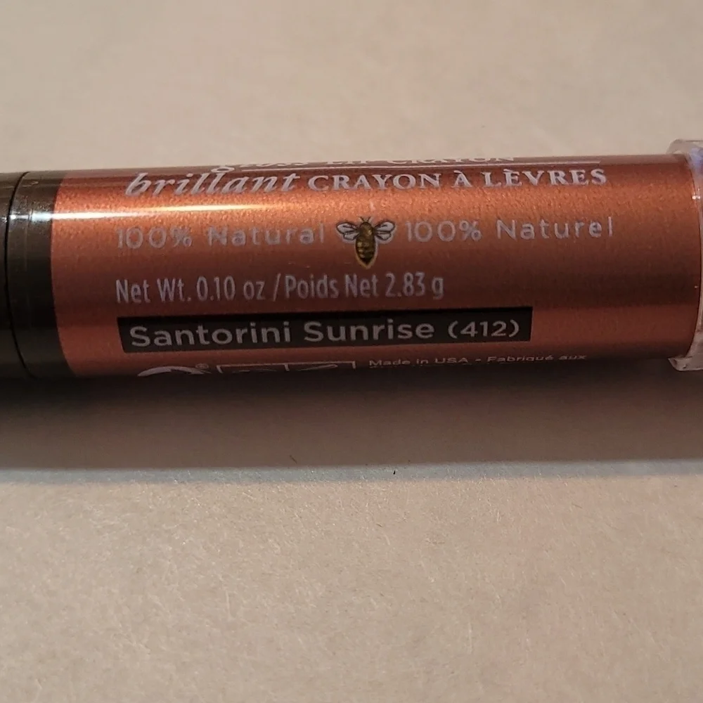 Burt's Bees Gloss Lip Crayon 2 Pack NEW